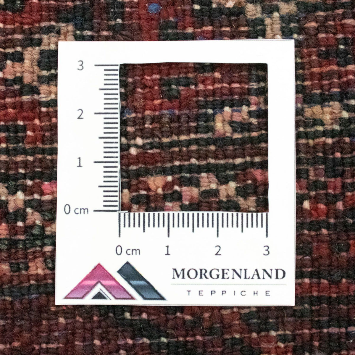 Turkaman-matta - 95 x 66 cm - röd