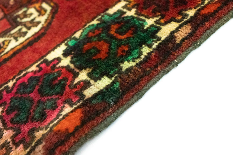 Turkaman-matta - 100 x 67 cm - röd