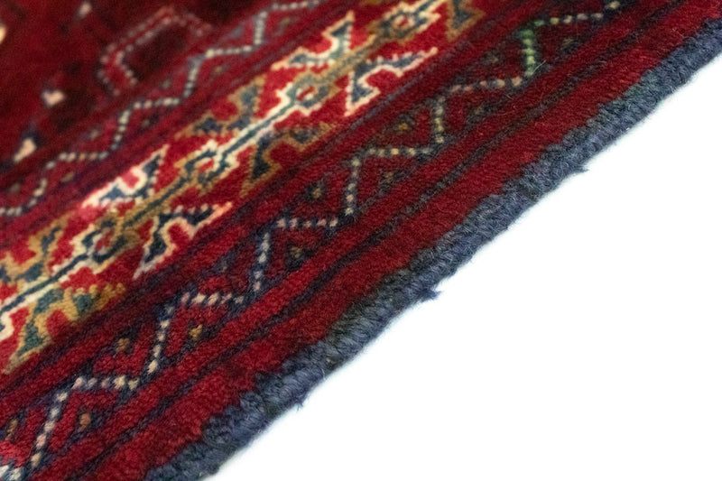 Turkaman-matta - 86 x 62 cm - röd