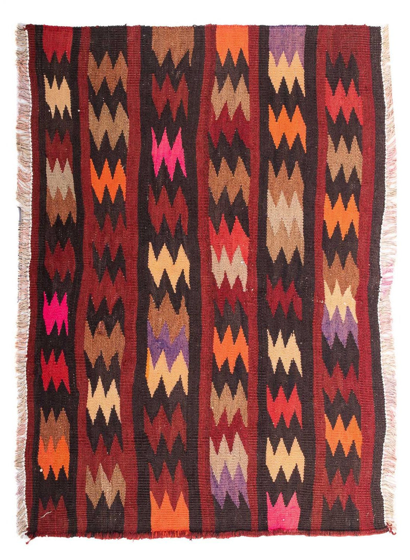 Kelim-matta - gammal - 110 x 70 cm - flerfärgad