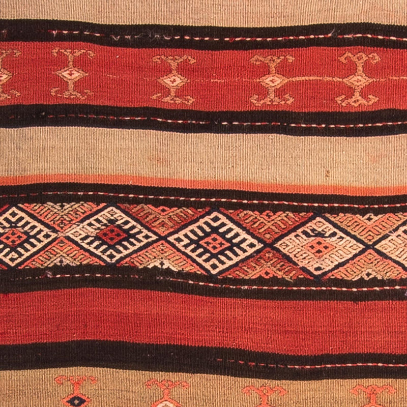 Runner Kelim-matta - gammal - 315 x 95 cm - flerfärgad