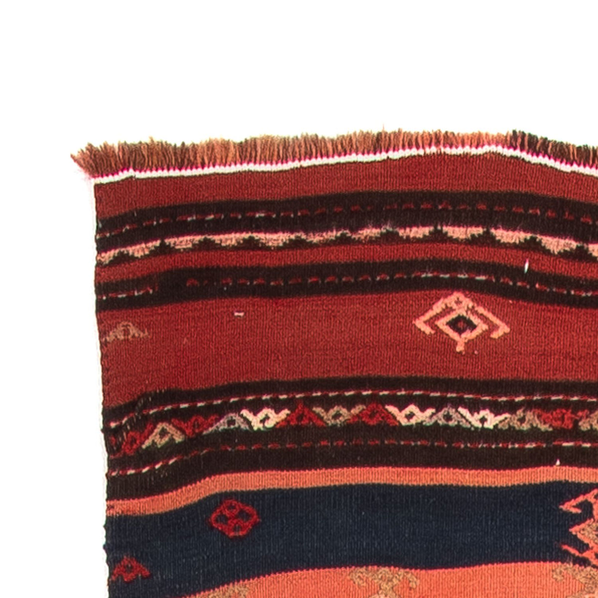 Runner Kelim-matta - gammal - 315 x 95 cm - flerfärgad