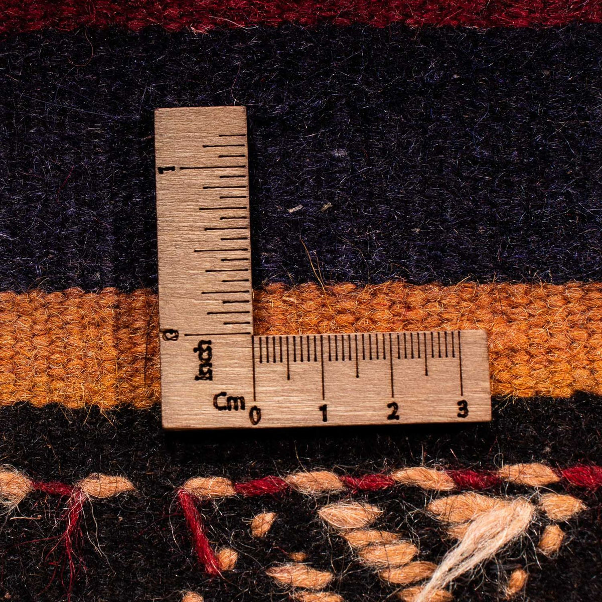 Kelim-matta - gammal - 250 x 145 cm - flerfärgad