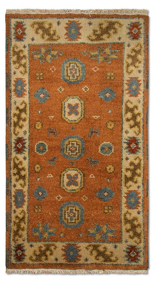 Oriental Carpet - 117 x 63 cm - orange