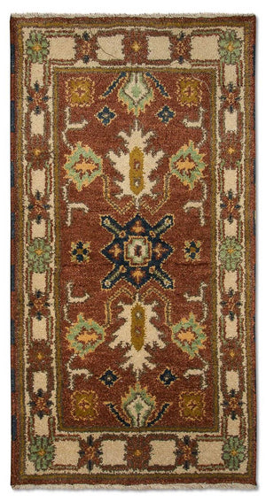 Oriental Carpet - 123 x 64 cm - rost