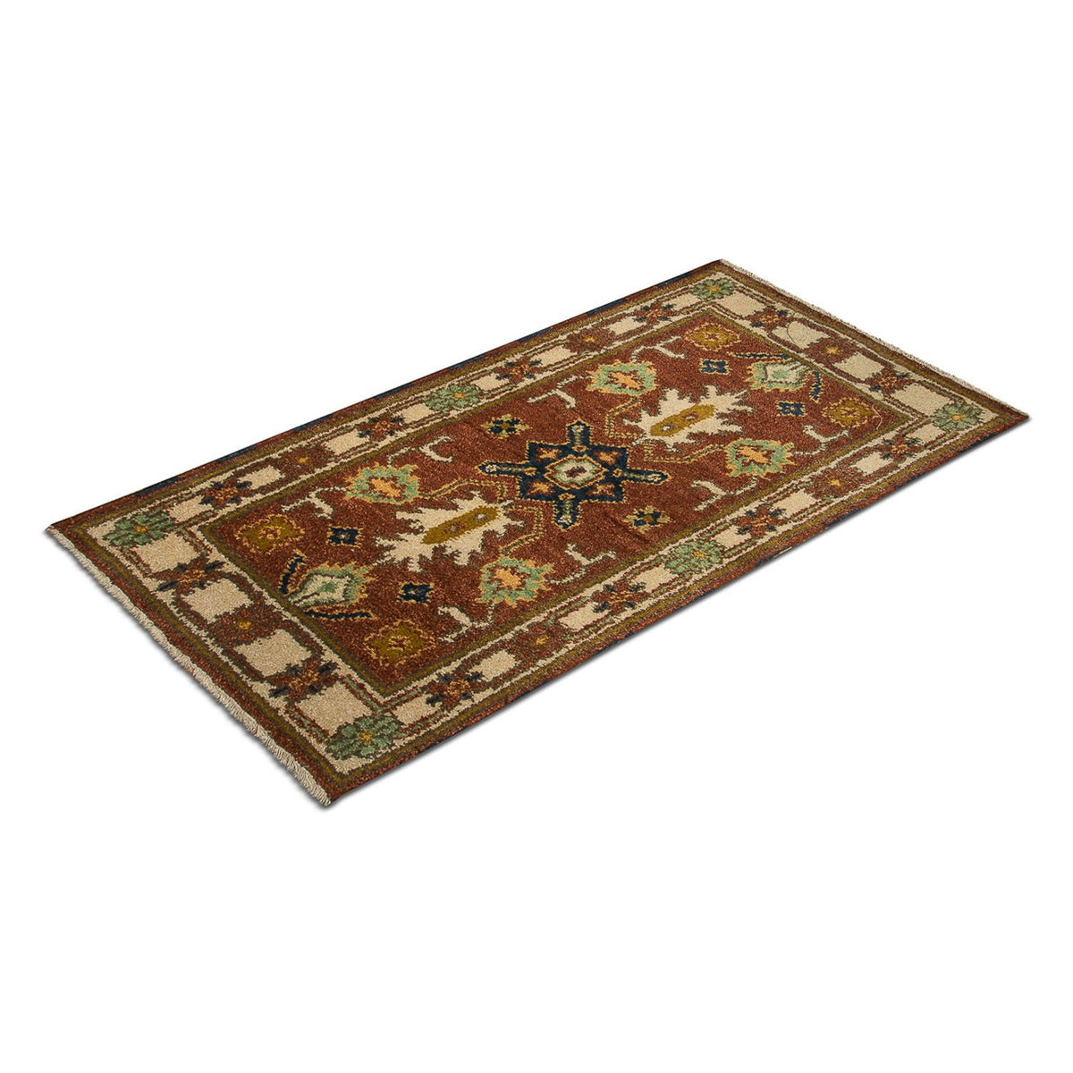 Oriental Carpet - 123 x 64 cm - rost