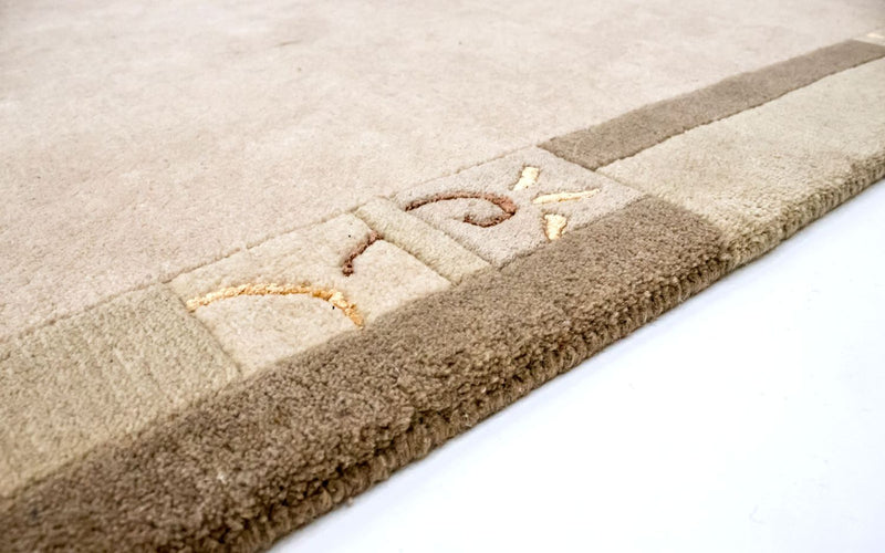 Nepal mattan - 191 x 121 cm - beige