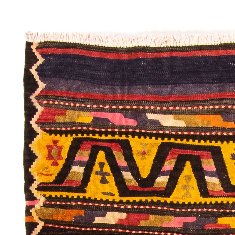 Kelim-matta - gammal - 220 x 135 cm - flerfärgad