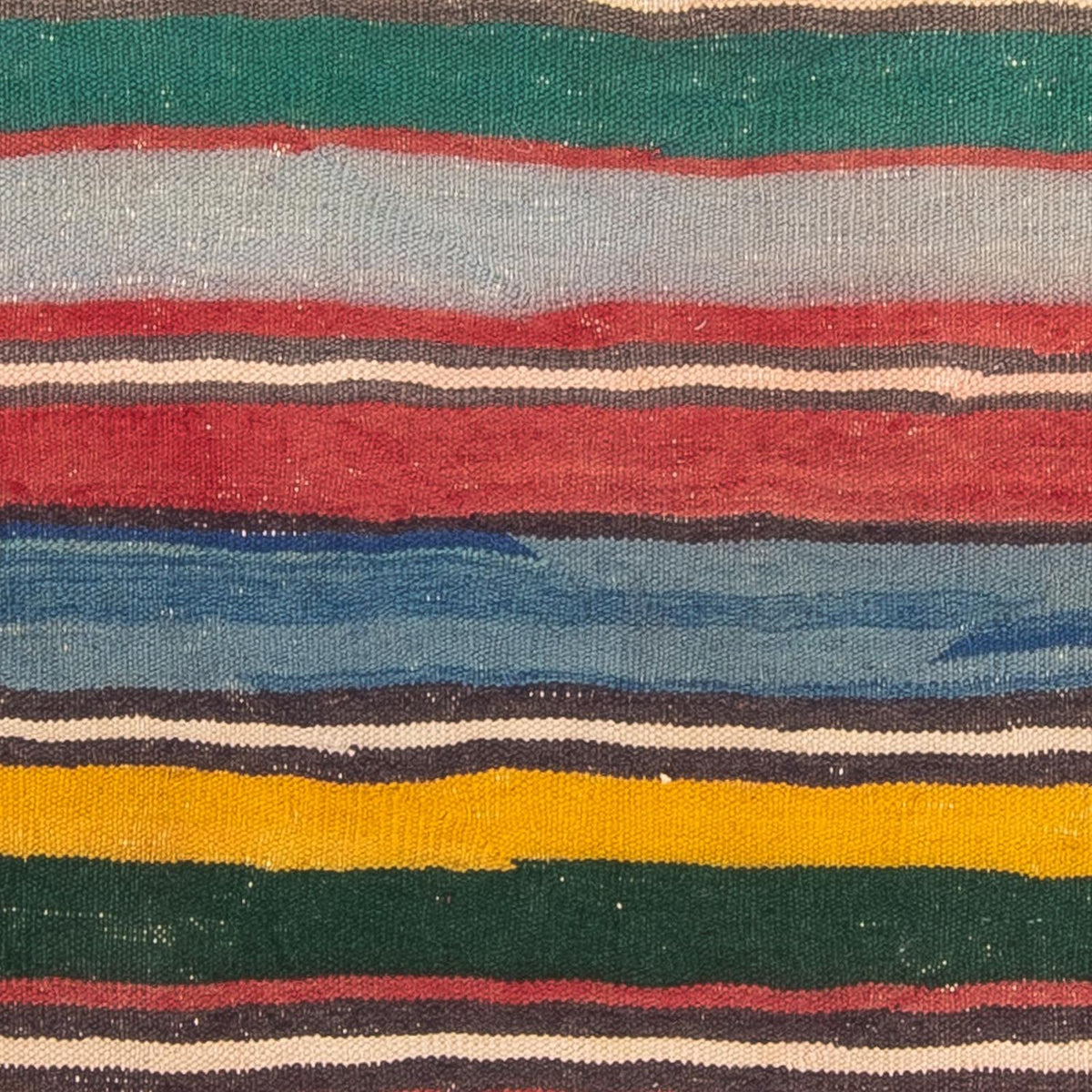 Kelim-matta - gammal kvadrat  - 160 x 150 cm - flerfärgad