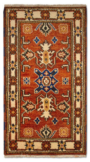 Oriental Carpet - 125 x 63 cm - orange