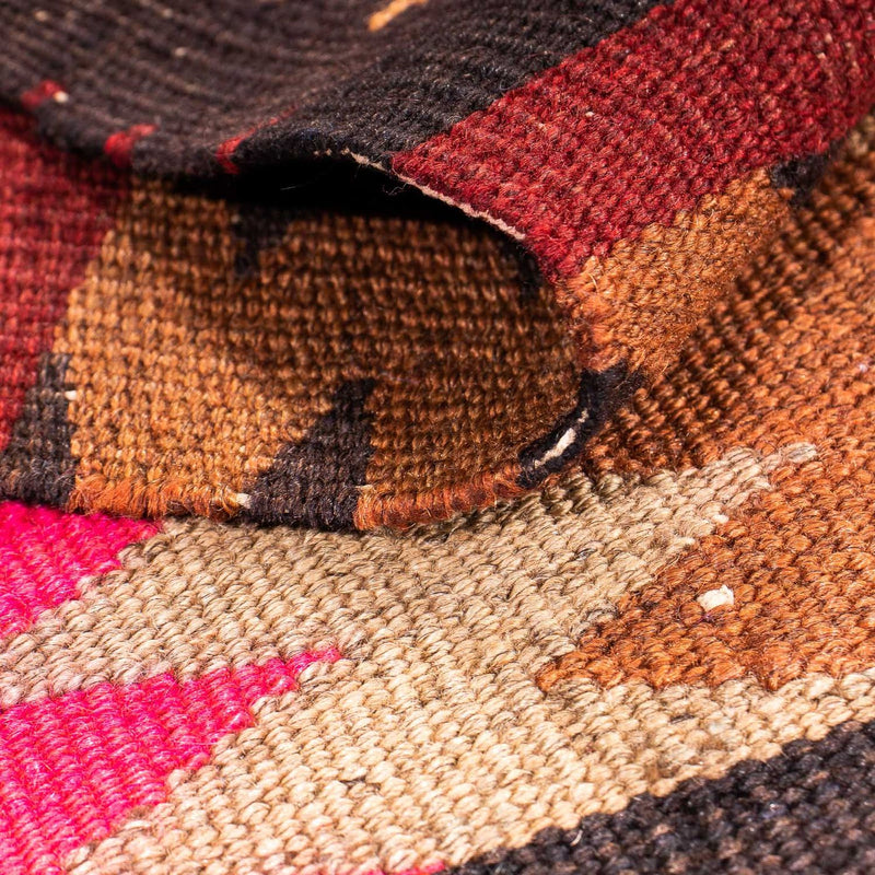 Kelim-matta - gammal - 90 x 85 cm - flerfärgad