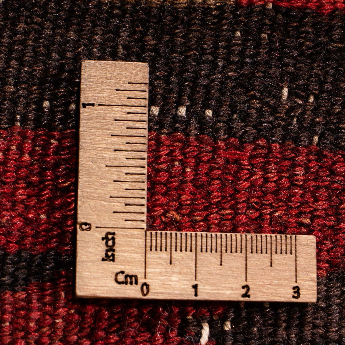 Kelim-matta - gammal - 90 x 85 cm - flerfärgad