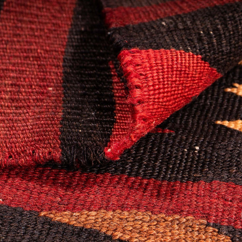 Kelim-matta - gammal - 110 x 90 cm - flerfärgad