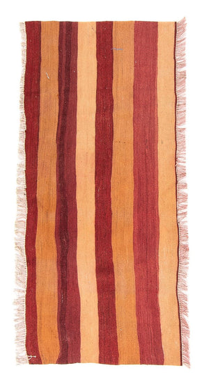 Kelim-matta - gammal - 130 x 65 cm - flerfärgad