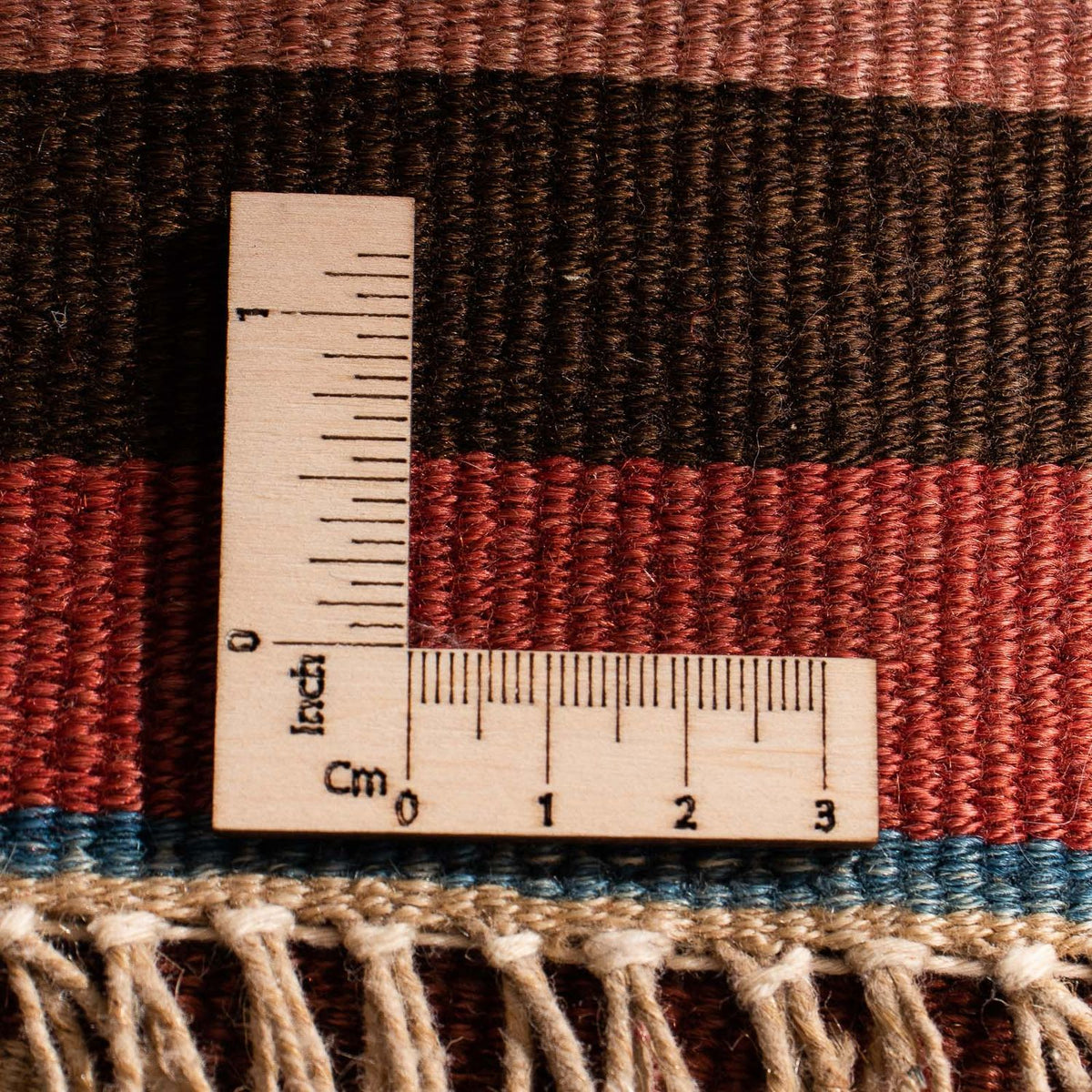 Kelim-matta - gammal kvadrat  - 85 x 80 cm - flerfärgad