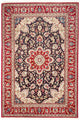 Persisk matta - Ghom - 243 x 170 cm - mörkblå