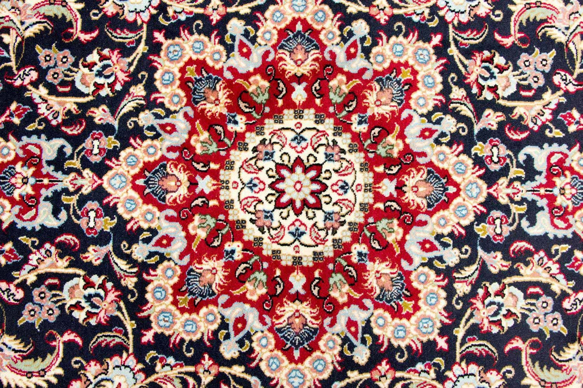 Persisk matta - Ghom - 243 x 170 cm - mörkblå