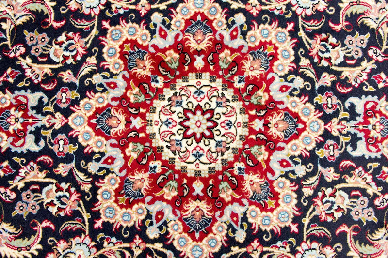 Persisk matta - Ghom - 243 x 170 cm - mörkblå