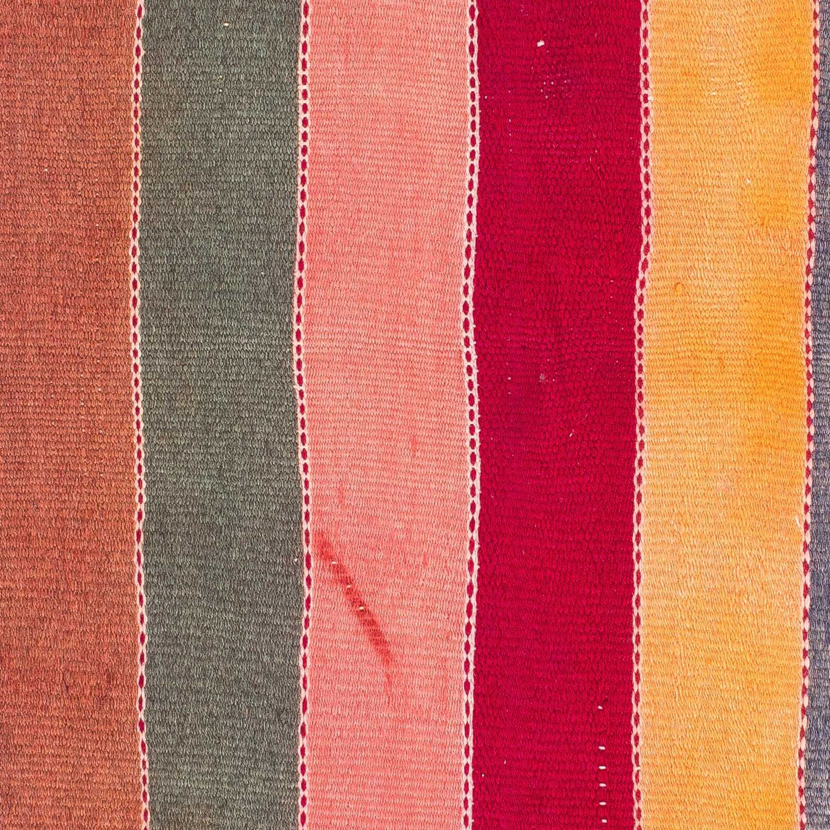 Kelim-matta - gammal - 110 x 65 cm - flerfärgad