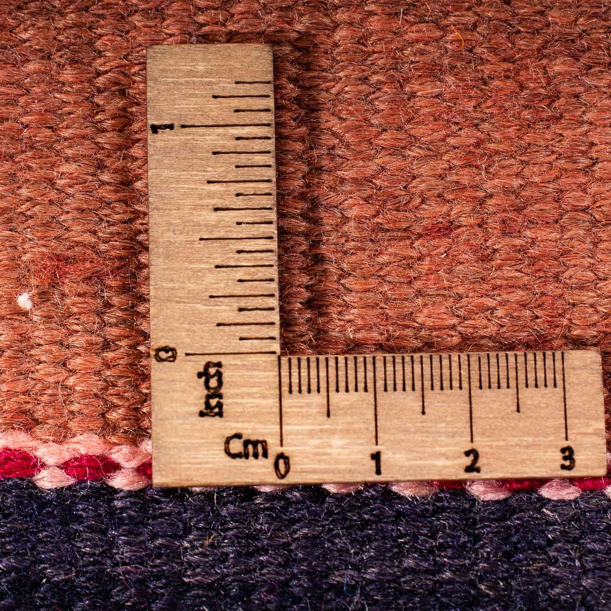 Kelim-matta - gammal - 110 x 65 cm - flerfärgad