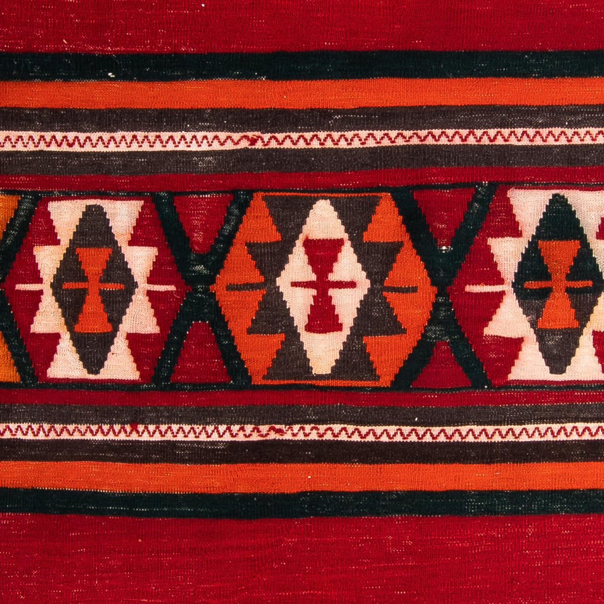 Kelim-matta - gammal - 290 x 155 cm - flerfärgad