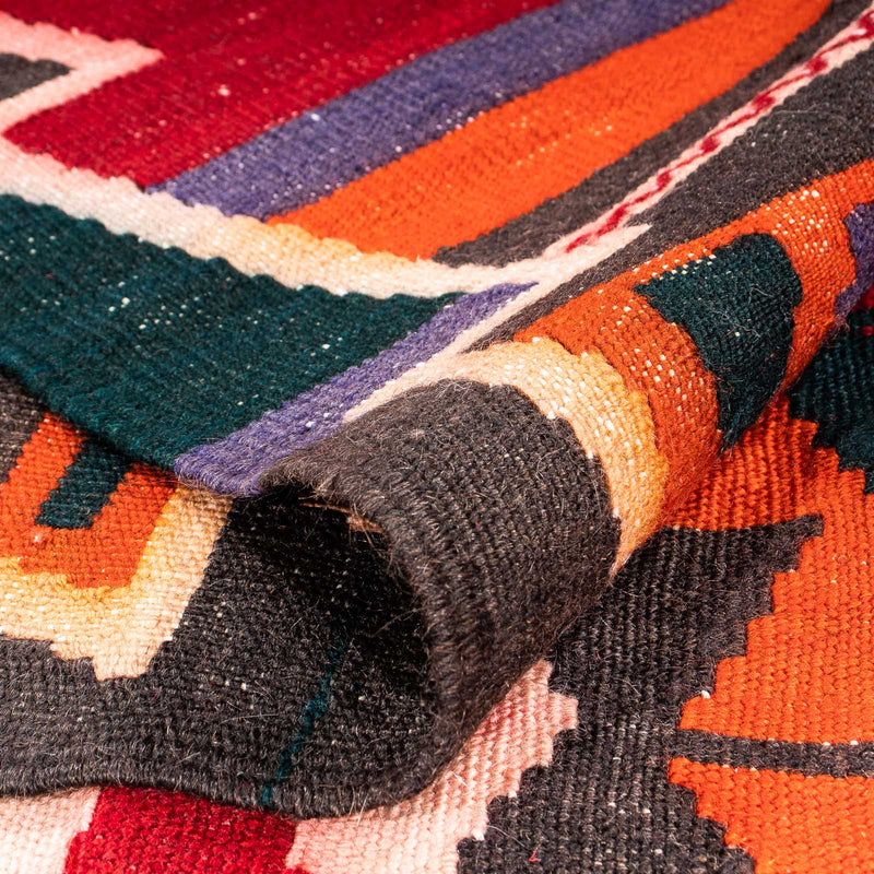 Kelim-matta - gammal - 290 x 155 cm - flerfärgad