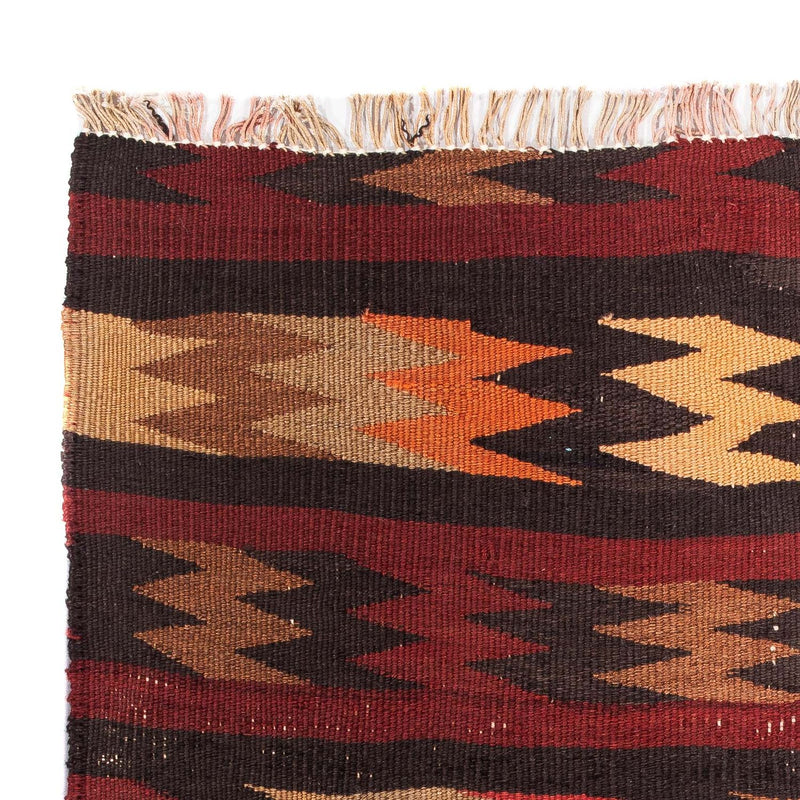 Kelim-matta - gammal - 95 x 75 cm - flerfärgad
