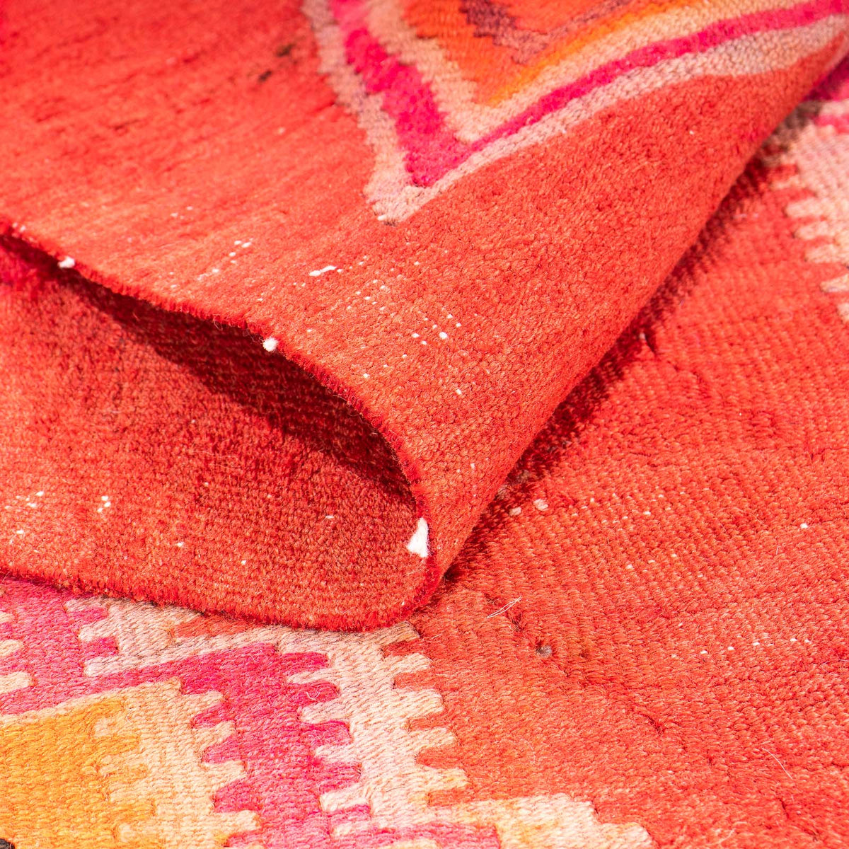 Runner Kelim-matta - gammal - 355 x 90 cm - flerfärgad