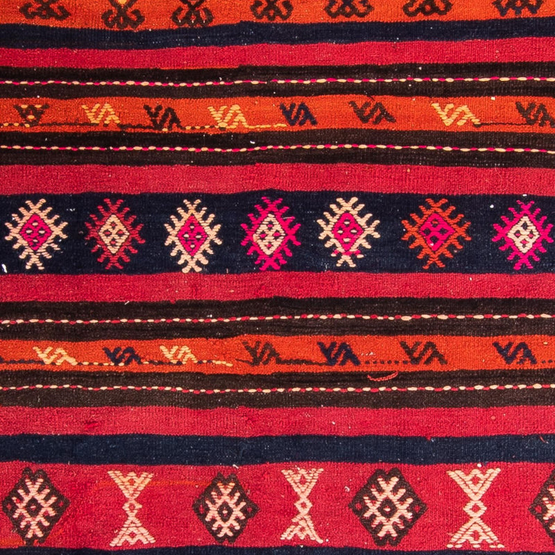 Kelim-matta - gammal - 200 x 160 cm - flerfärgad