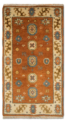 Oriental Carpet - 118 x 64 cm - orange