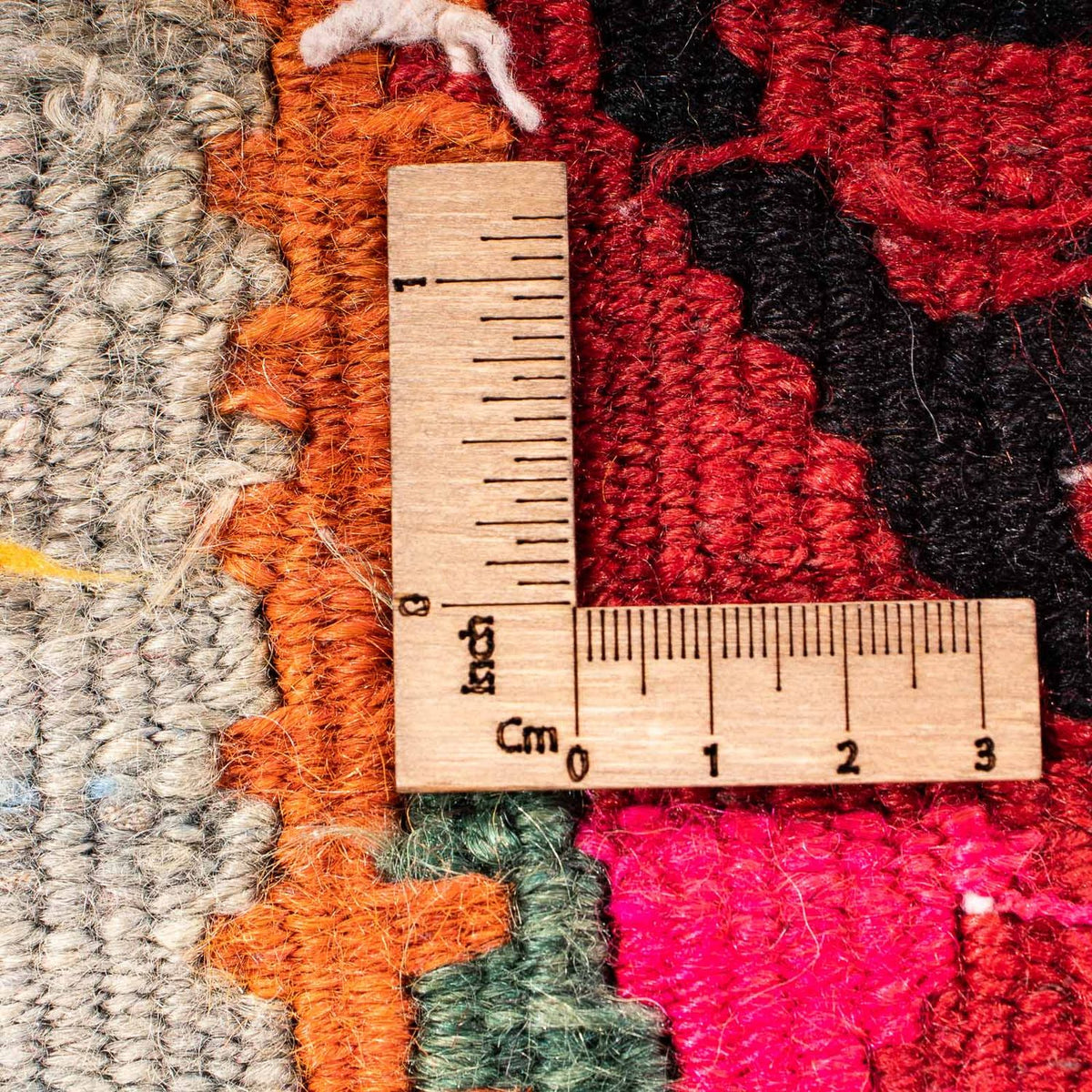 Runner Kelim-matta - gammal - 280 x 112 cm - flerfärgad