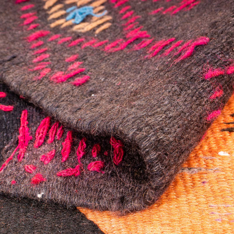 Runner Kelim-matta - gammal - 365 x 150 cm - flerfärgad