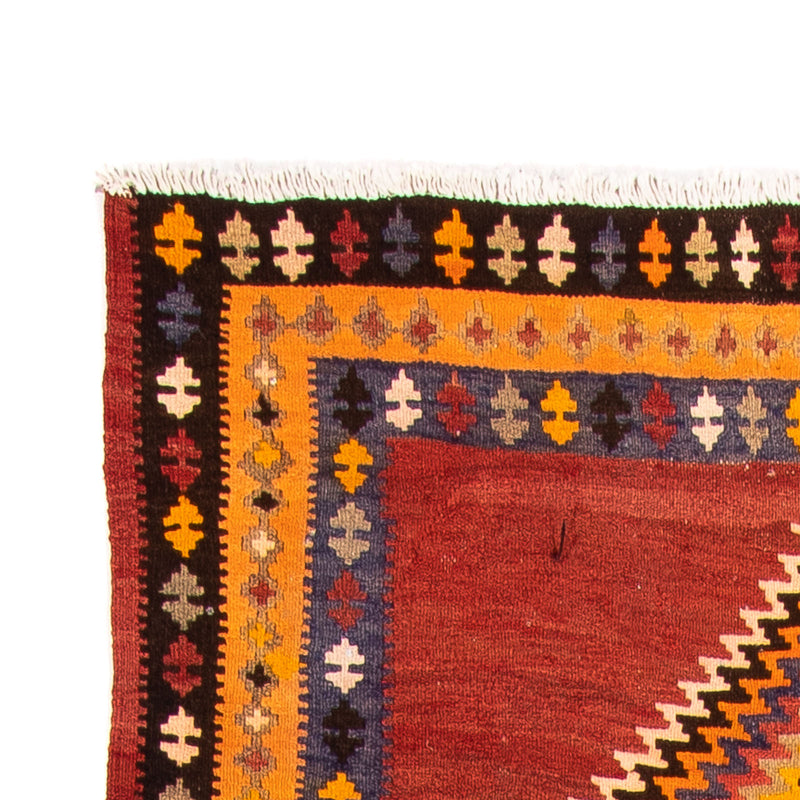Runner Kelim-matta - gammal - 310 x 127 cm - flerfärgad
