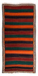 Kelim-matta - gammal - 315 x 155 cm - flerfärgad