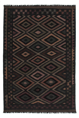 Kelim Carpet - Splash - 244 x 169 cm - flerfärgad