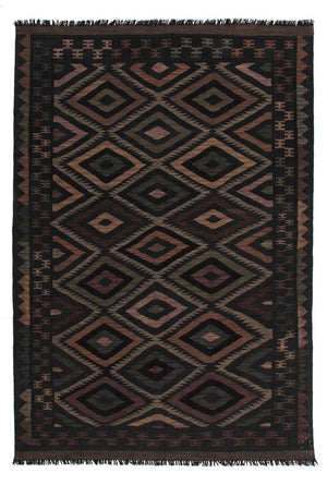 Kelim Carpet - Splash - 244 x 169 cm - flerfärgad