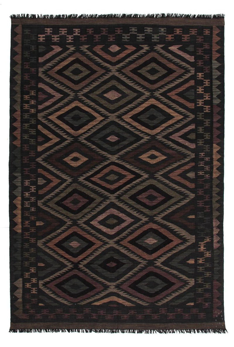 Kelim Carpet - Splash - 244 x 169 cm - flerfärgad