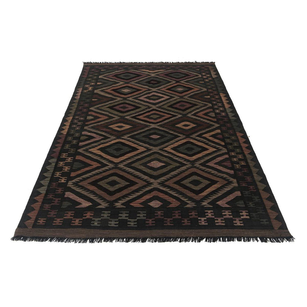 Kelim Carpet - Splash - 244 x 169 cm - flerfärgad