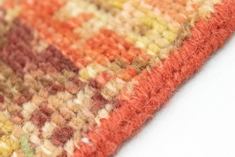 Designermatta kvadrat  - 59 x 58 cm - orange