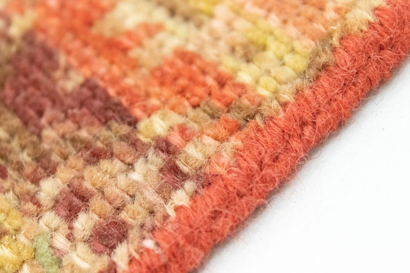 Designermatta kvadrat  - 59 x 58 cm - orange