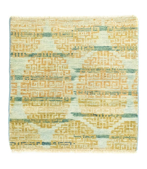 Designermatta kvadrat  - 61 x 59 cm - guld