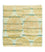 Designermatta kvadrat  - 61 x 59 cm - guld