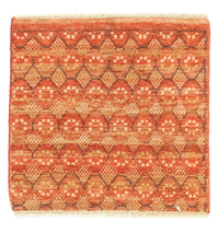 Designermatta kvadrat  - 62 x 59 cm - orange