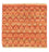 Designermatta kvadrat  - 62 x 59 cm - orange