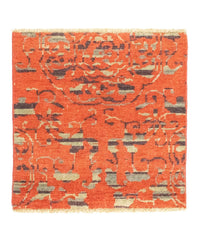 Designermatta kvadrat  - 62 x 61 cm - orange