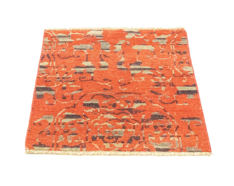Designermatta kvadrat  - 62 x 61 cm - orange