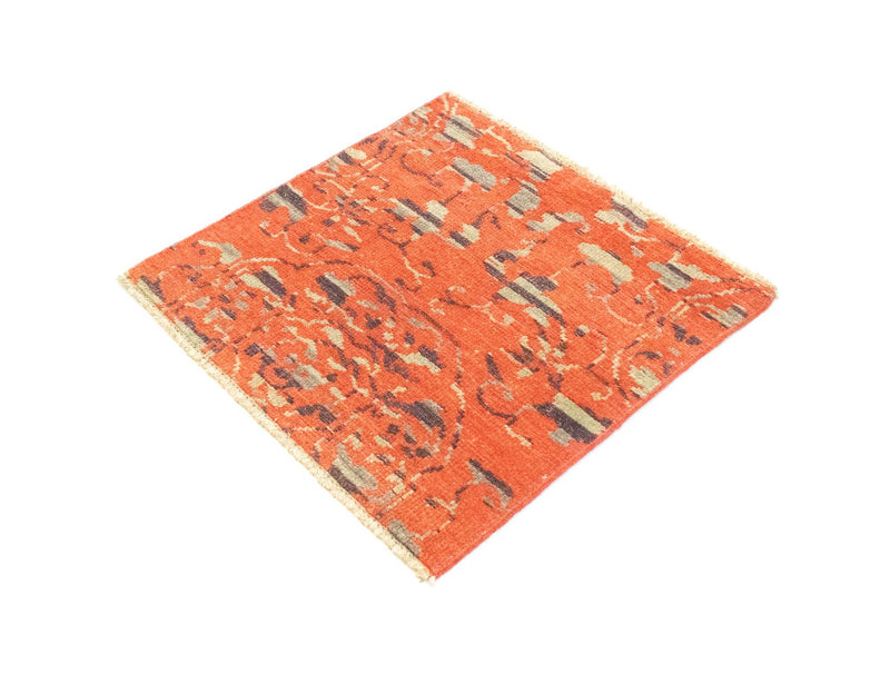 Designermatta kvadrat  - 62 x 61 cm - orange