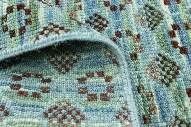 Ullmatta - 92 x 63 cm - ljusblå