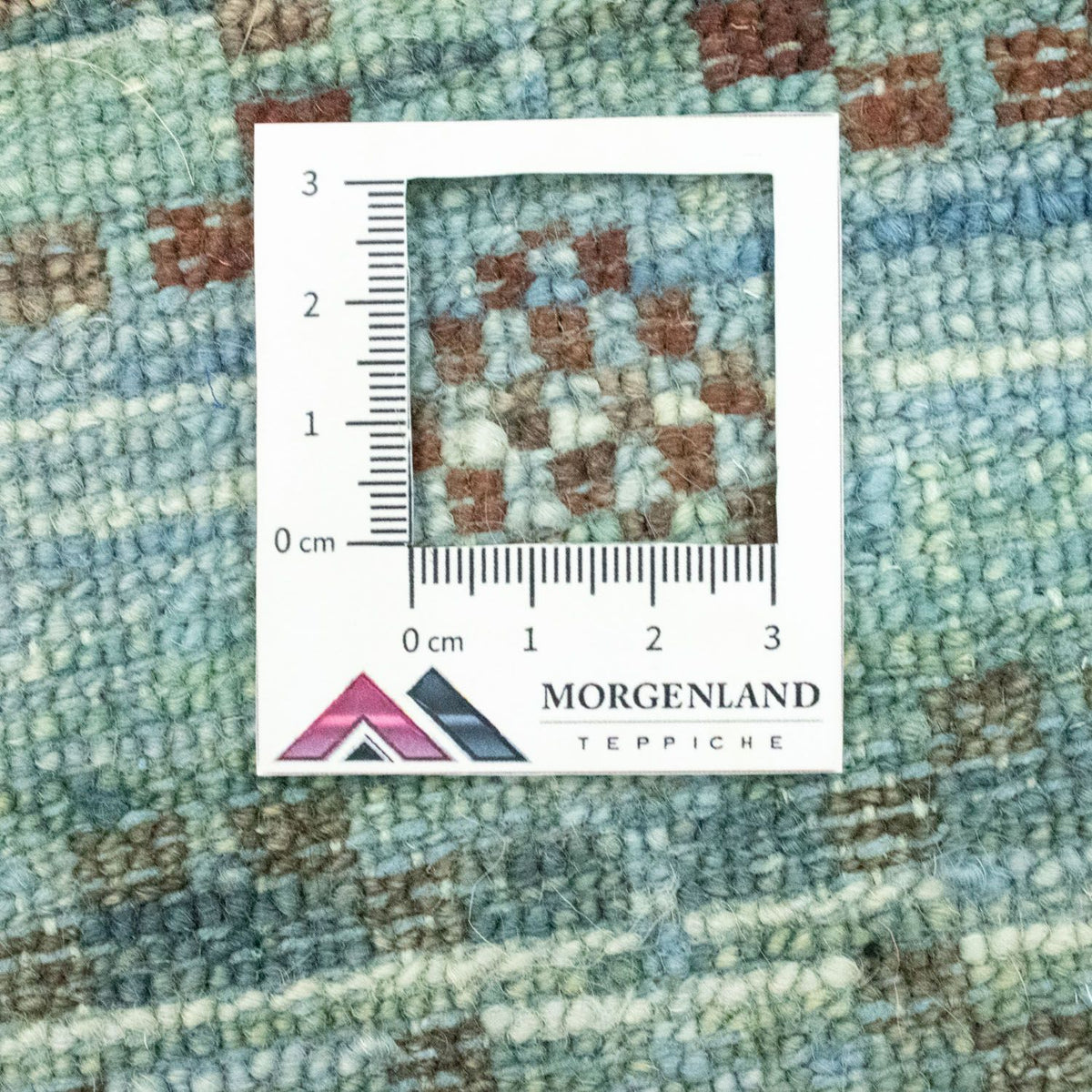 Ullmatta - 92 x 63 cm - ljusblå