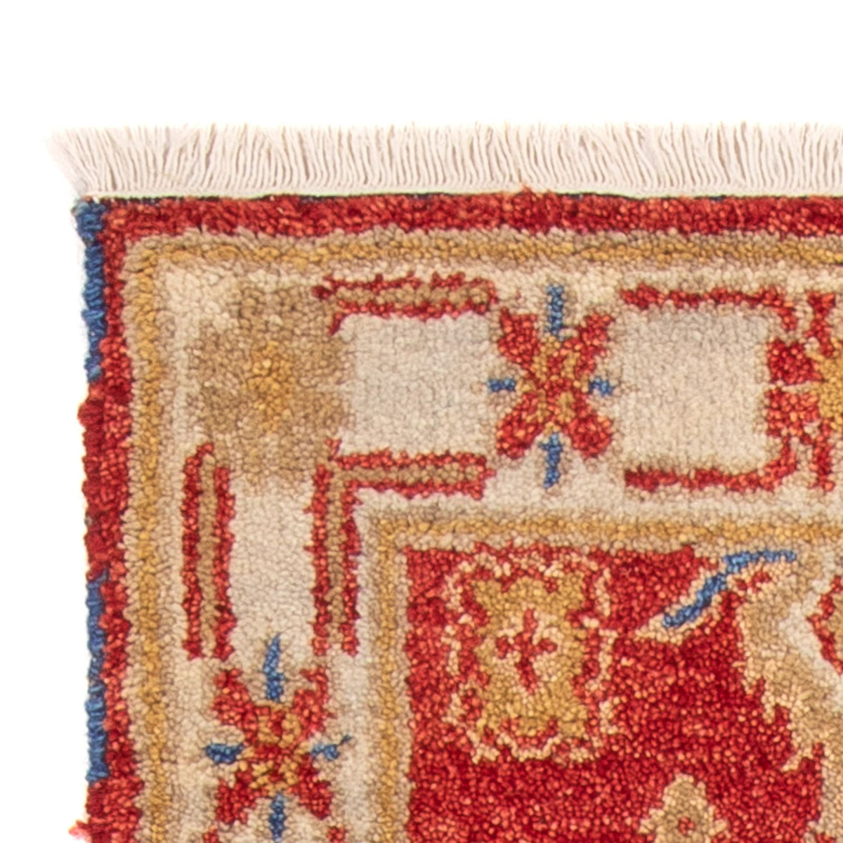 Runner Oriental Carpet - 199 x 62 cm - mörkröd